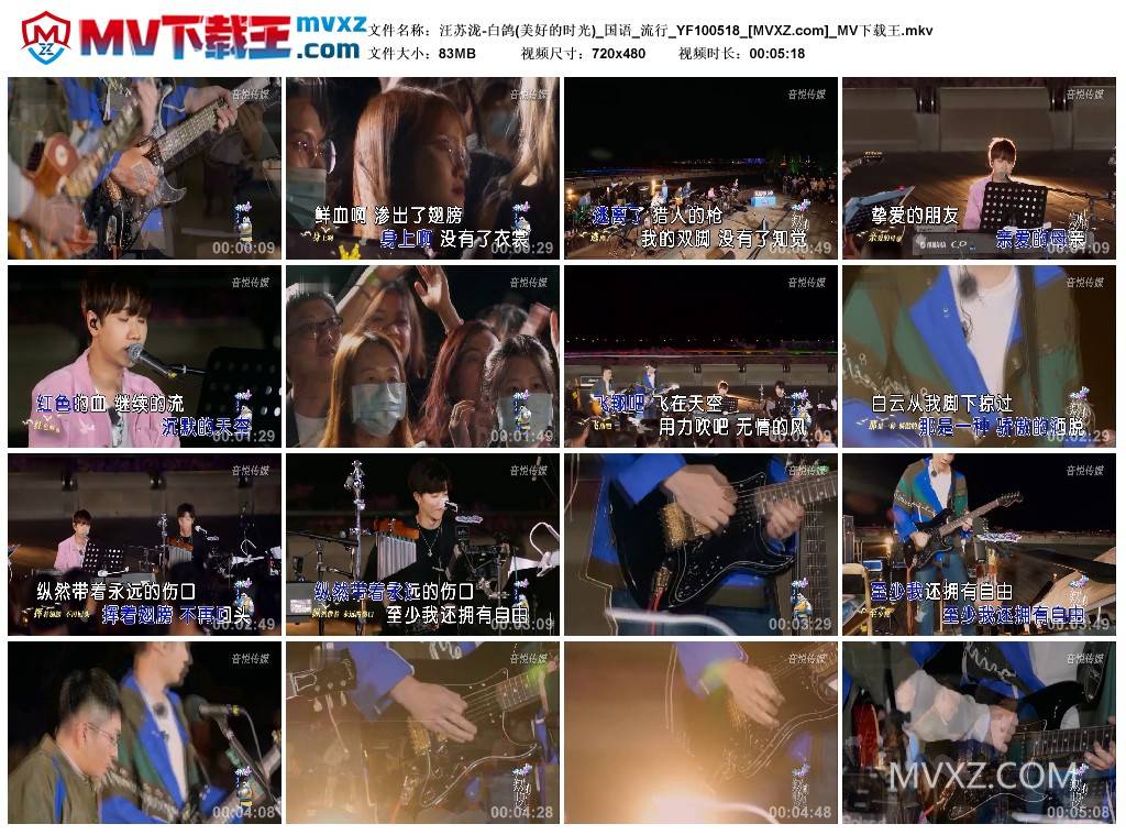 汪苏泷-白鸽(美好的时光)_国语_流行_YF100518